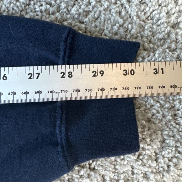 Bass Pro Shops Pullover Hoodie Oversized Sweatshirt Size Medium Navy Blue Hooded - Picture 7 of 7